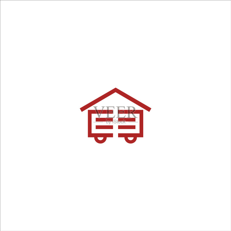 字母E或E标志设计模板图标素材