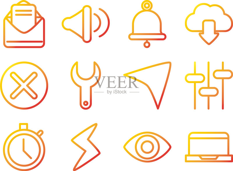 互联网Web技术数字界面图标图标素材