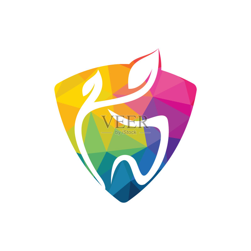 天然牙科Logo设计图标素材