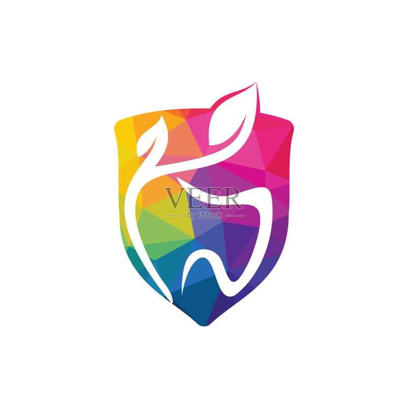 天然牙科Logo设计图标素材