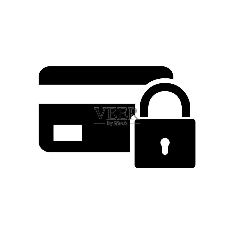 信用卡保护图标logo图标素材