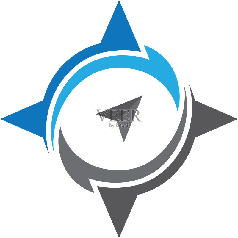 指南针Logo图标图标素材