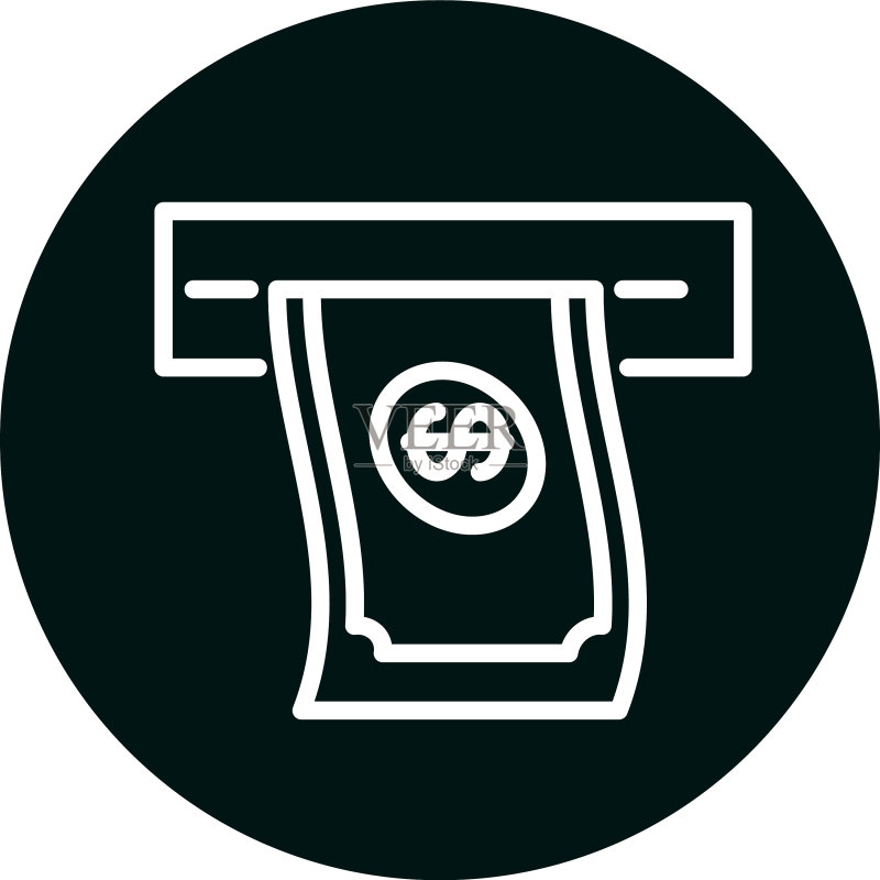 账单方块线条风格图标设计图标素材