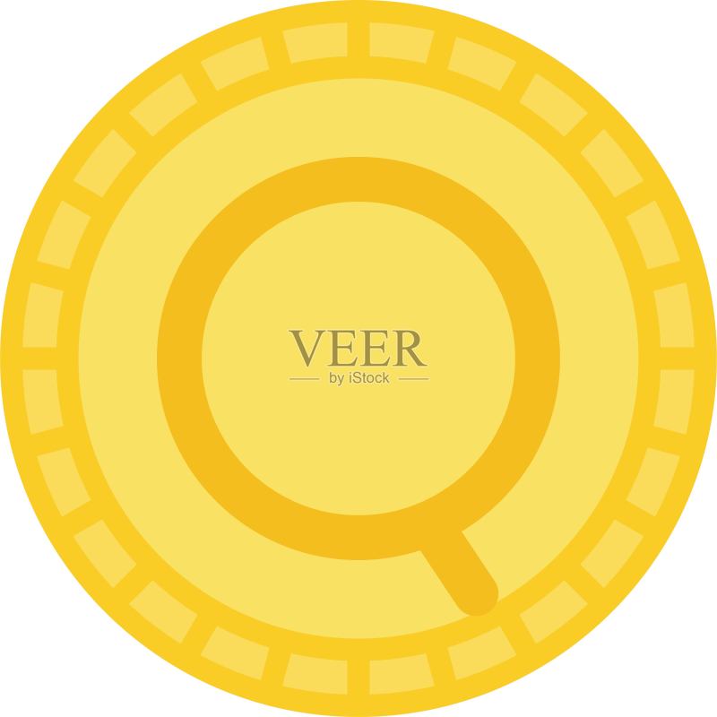 危地马拉格查尔硬币图标，危地马拉货币图标素材