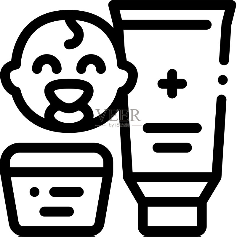 医用化妆品护理图标图标素材