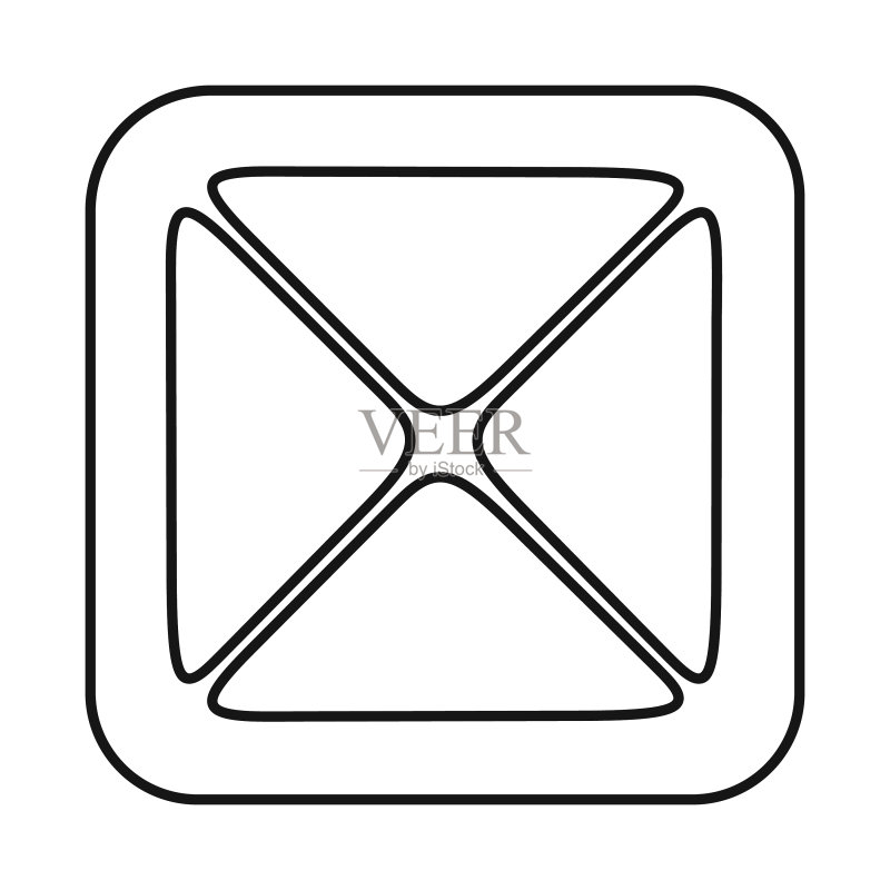 孤立的物体：眼影和调色盘图标图标素材