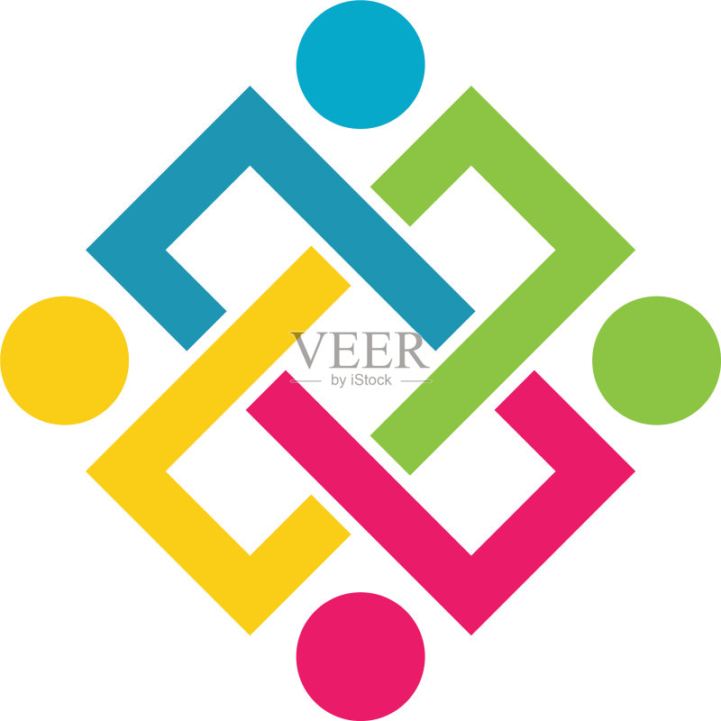 社区网络和社会图标图标素材