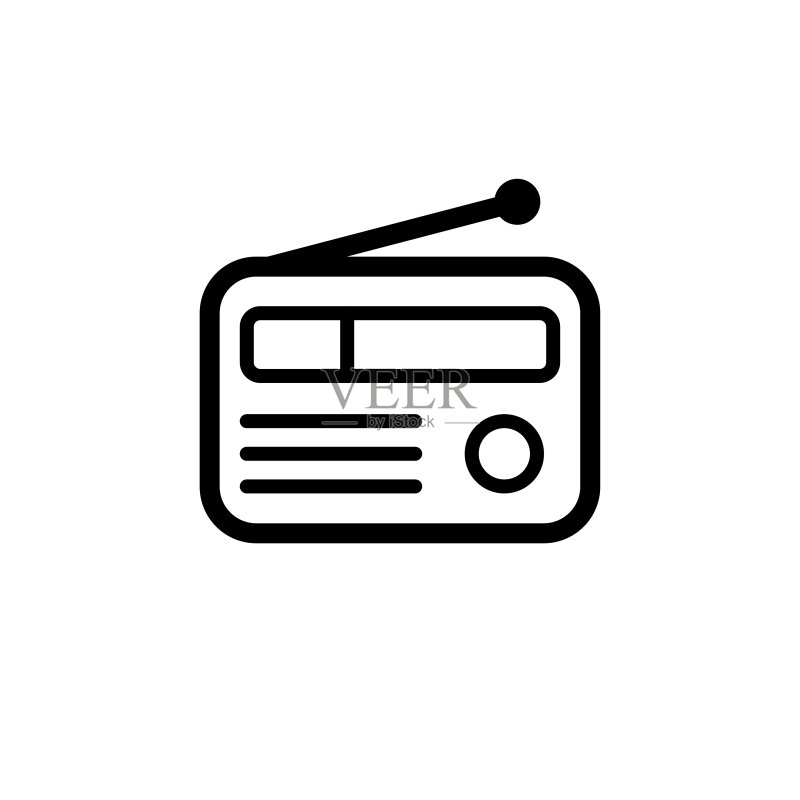无线电图标logo设计图标素材