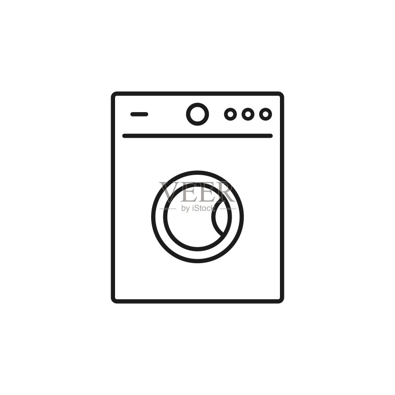 垫圈图标矢量图图标素材