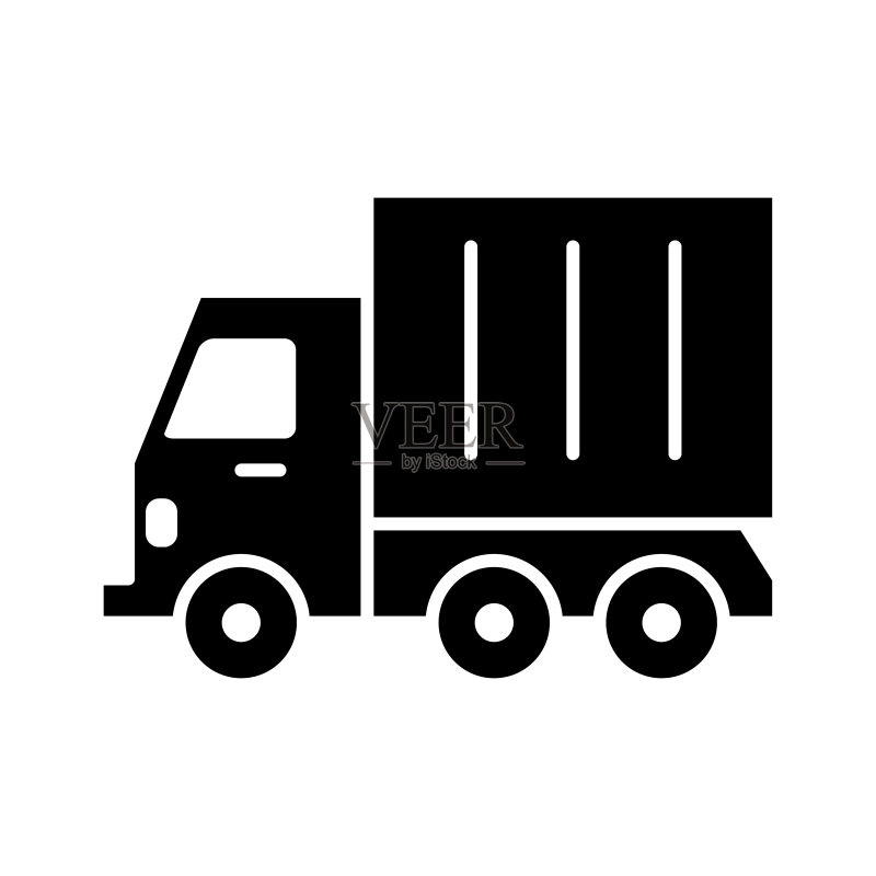 卡车图标Logo插画设计图标素材