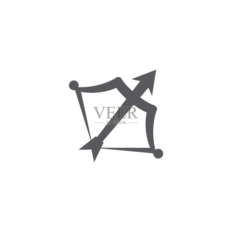 射箭图标模板图标素材