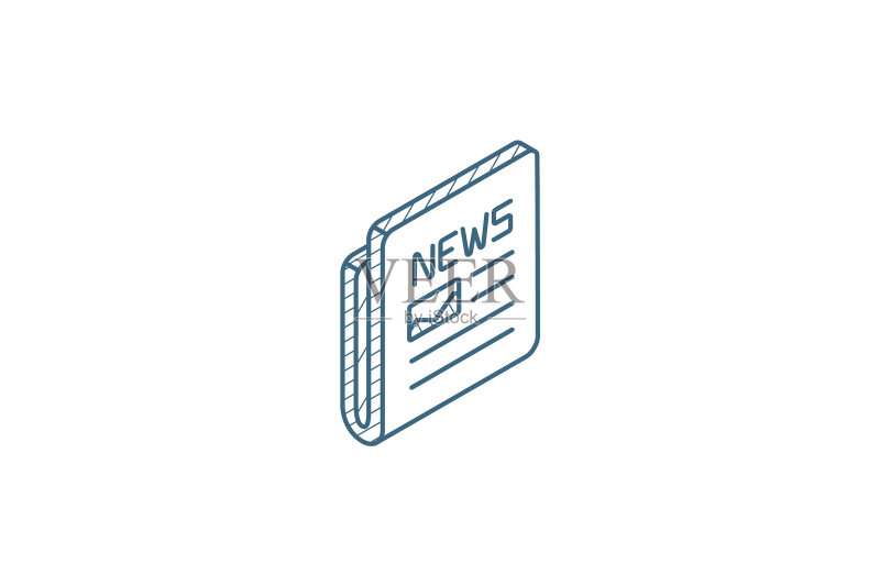 报纸新闻内容文章图标素材