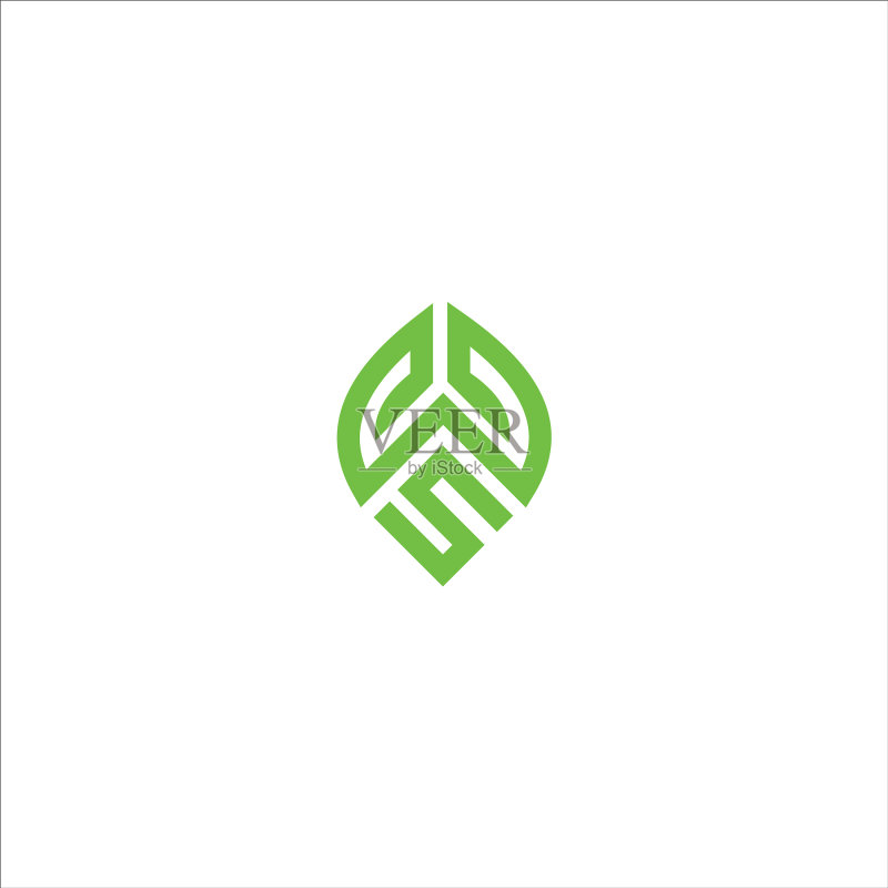 字母WS或SW标志设计模板图标素材