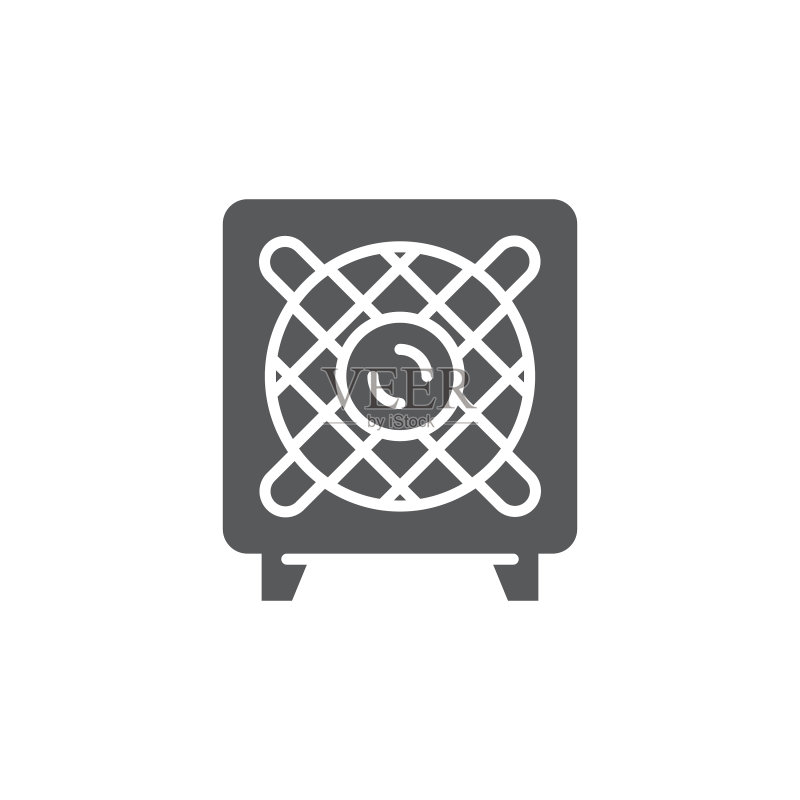 便携式音乐扬声器图标符号图标素材