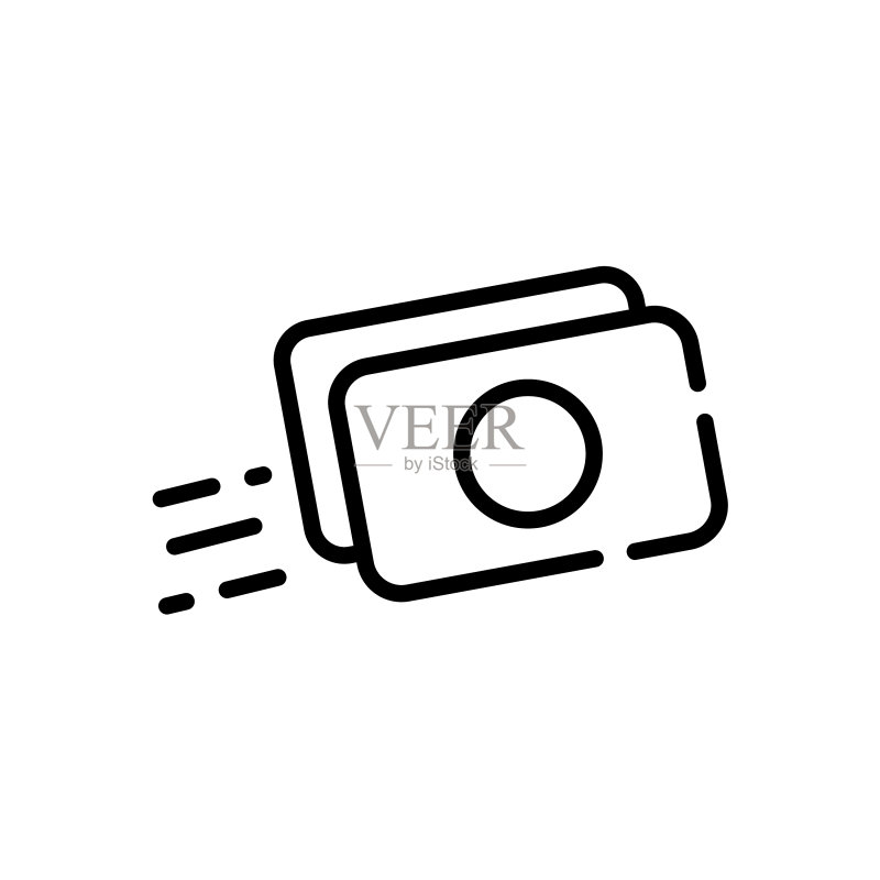 白色背景上的金融图标图标素材