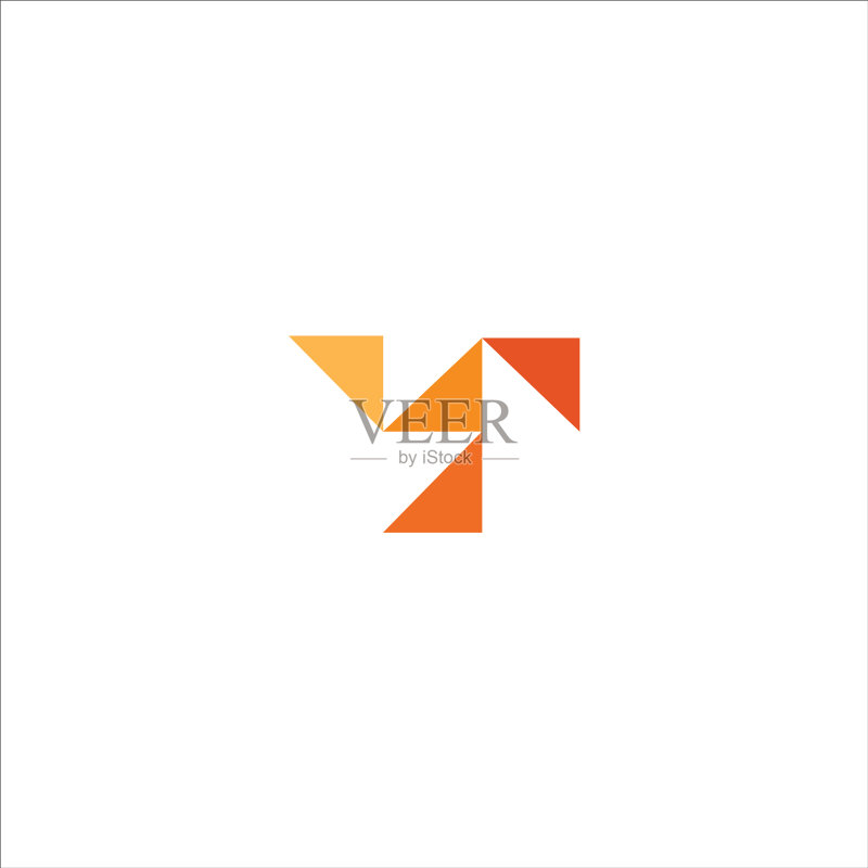 T或TT字母标志设计模板图标素材