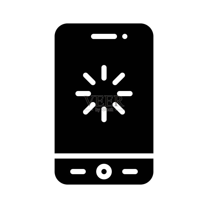 加载屏幕图标，移动应用矢量图图标素材