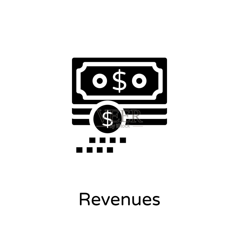 矢量收入图标图标素材
