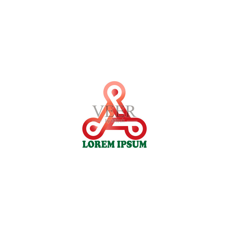 字母P Logo设计图标素材
