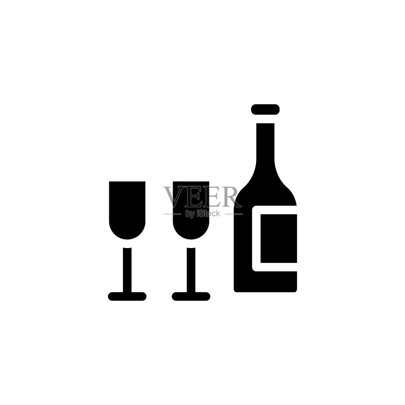 矢量葡萄酒图标标志图标素材