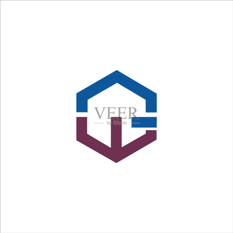 字母WG或GW标志设计模板图标素材