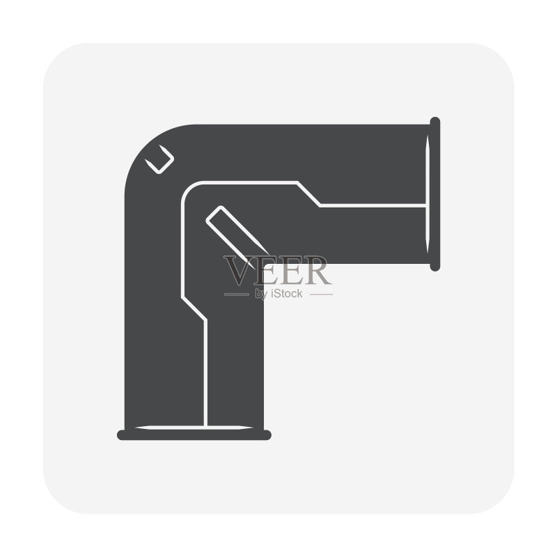 塑料管道盖图标素材