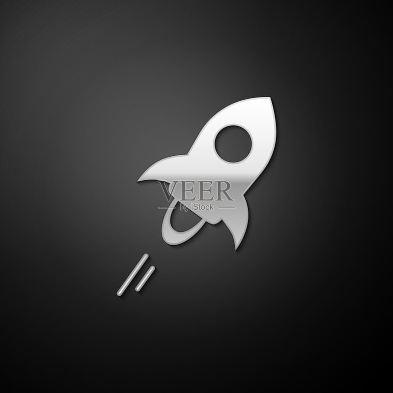 Stellar (XLM) 银色加密货币图标素材