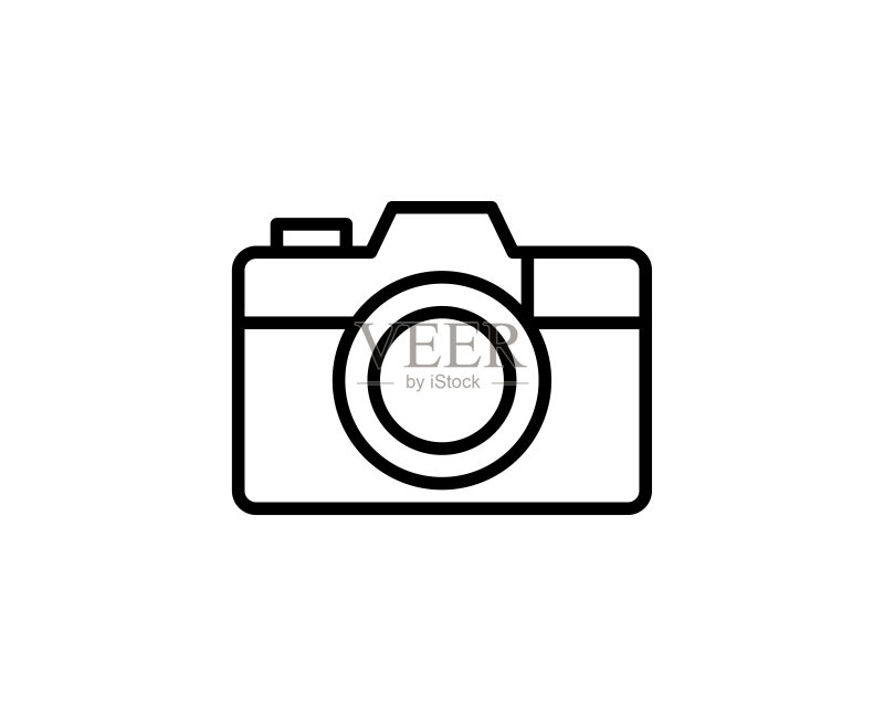 相机线条图标图标素材