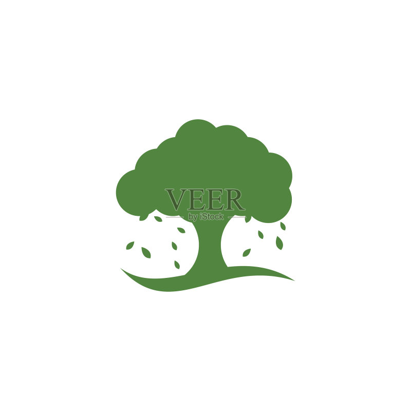 树木自然风光图标素材
