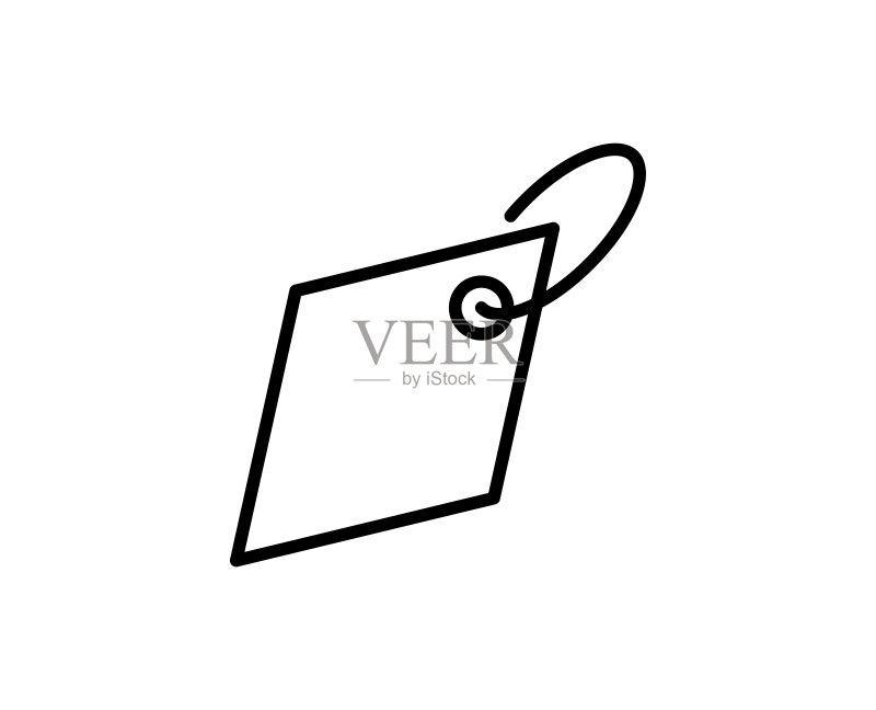 标签线条图标图标素材