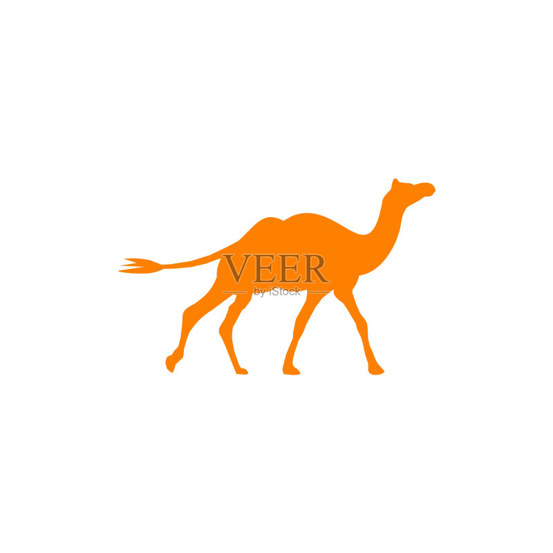 骆驼动物Logo设计模板图标素材