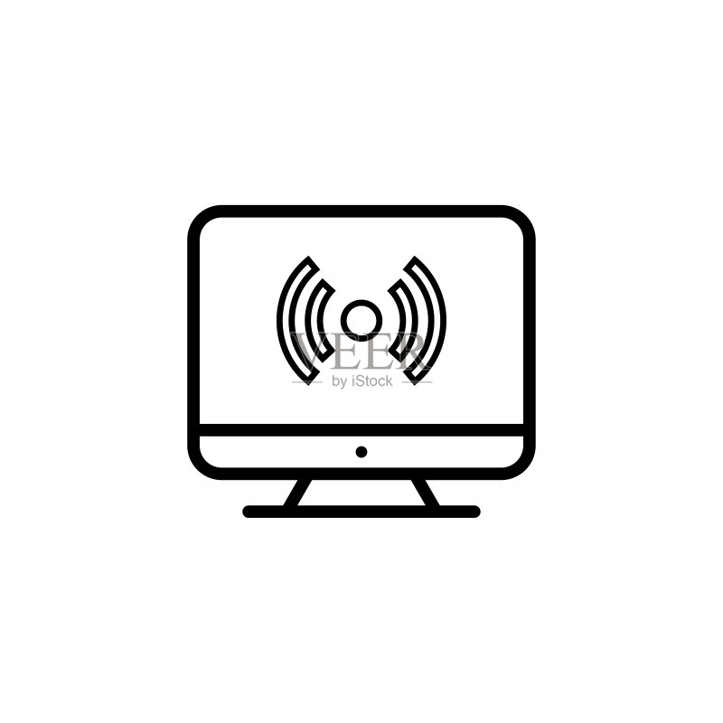 网页和移动设备显示器图标图标素材
