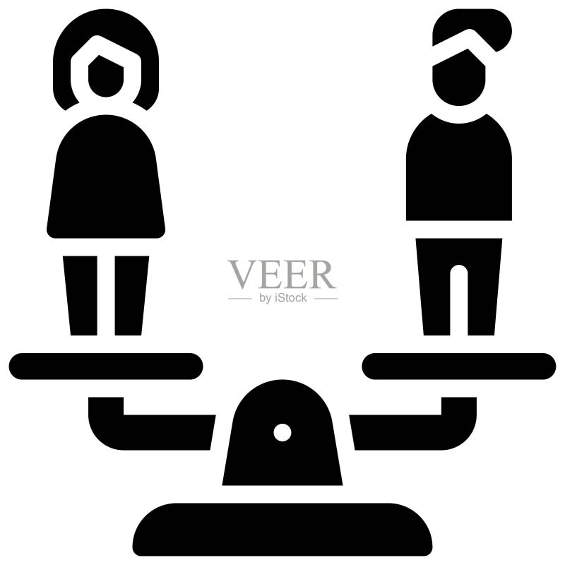 性别平等图标，国际妇女节相关矢量素材图标素材