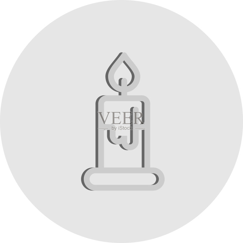 蜡烛图标图标素材