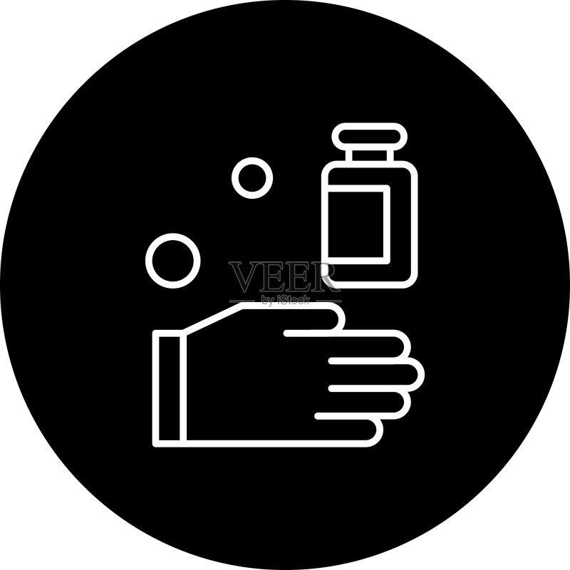 消毒喷雾图标图标素材