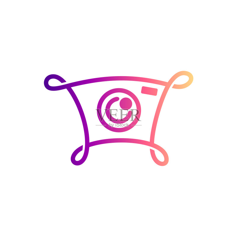 无限相机标志图标素材