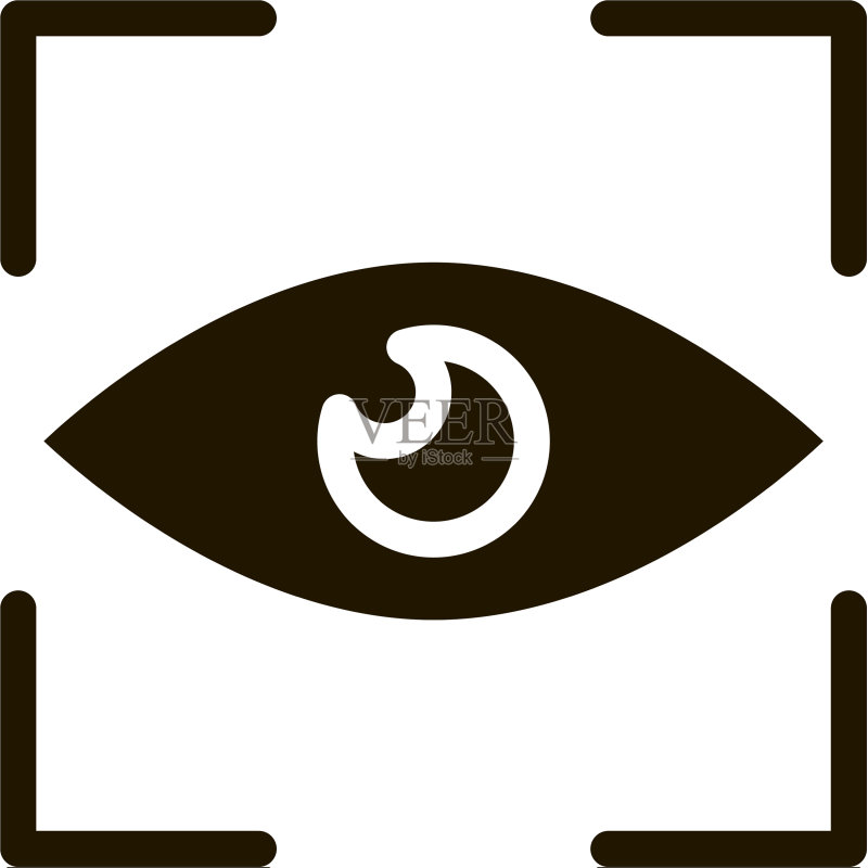 人眼扫描图标图标素材