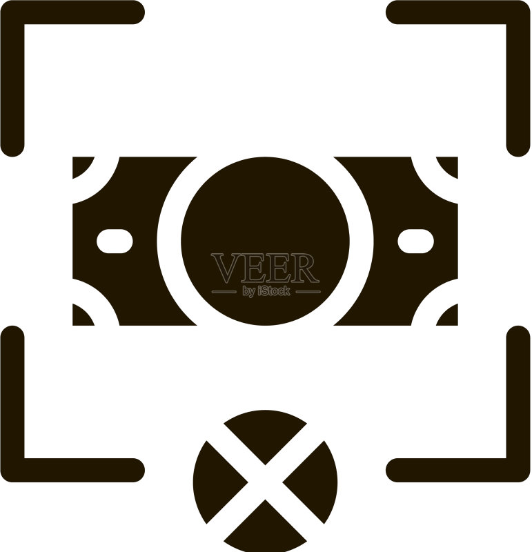 伪钞方向字形图标图标素材
