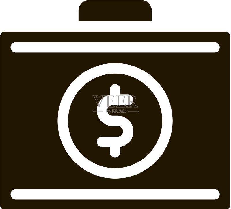 美元现金盒图标图标素材