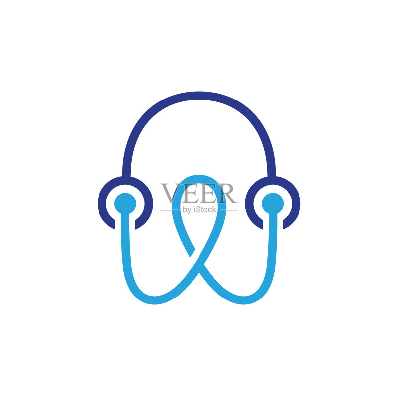 耳机科技logo图标素材