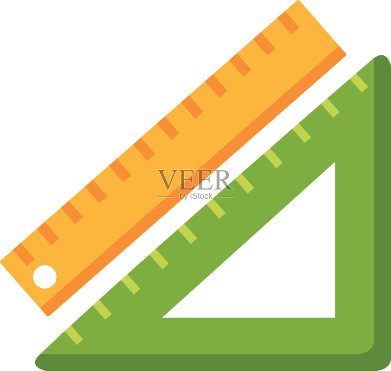 文具用品扁平风格图标图标素材