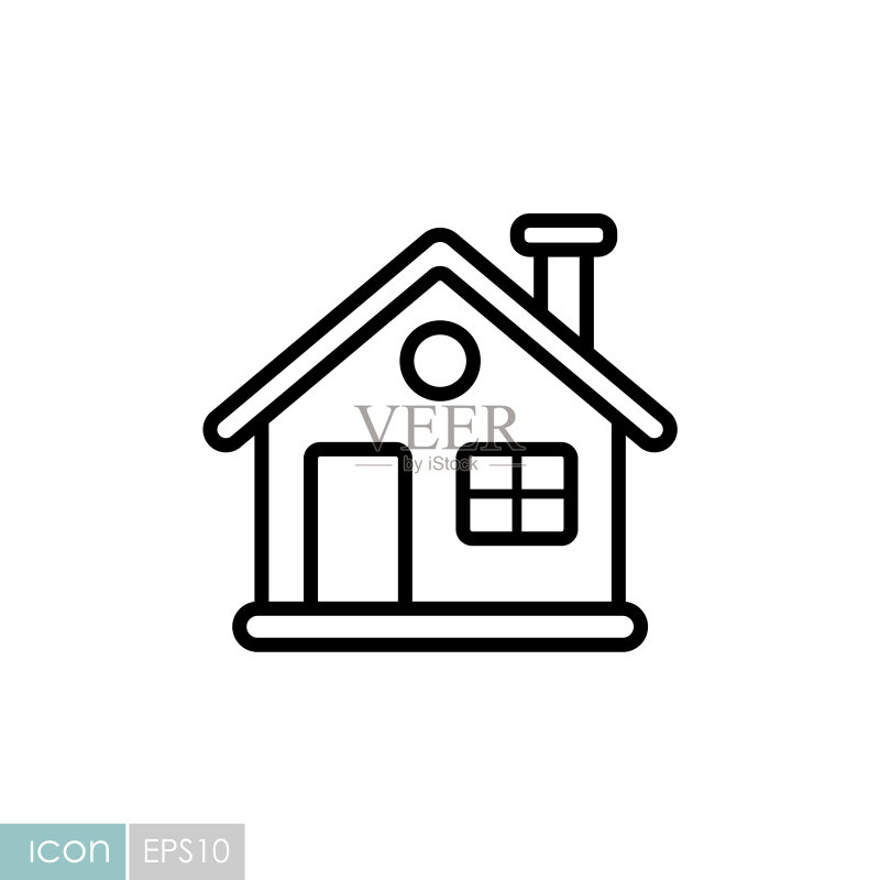 冬季房屋图标图标素材