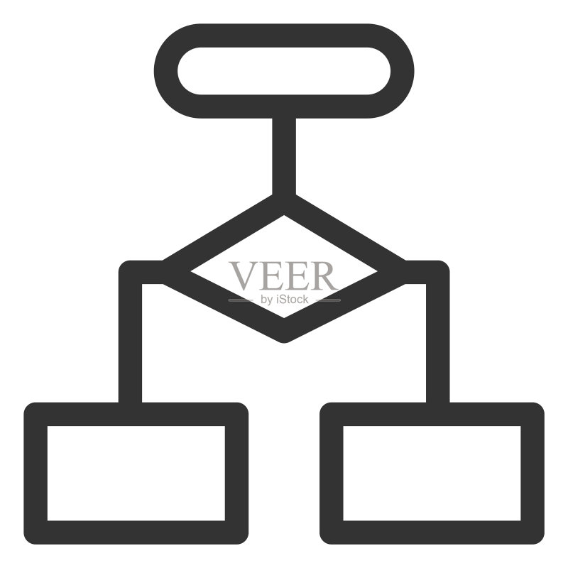 算法流程图符号图标图标素材
