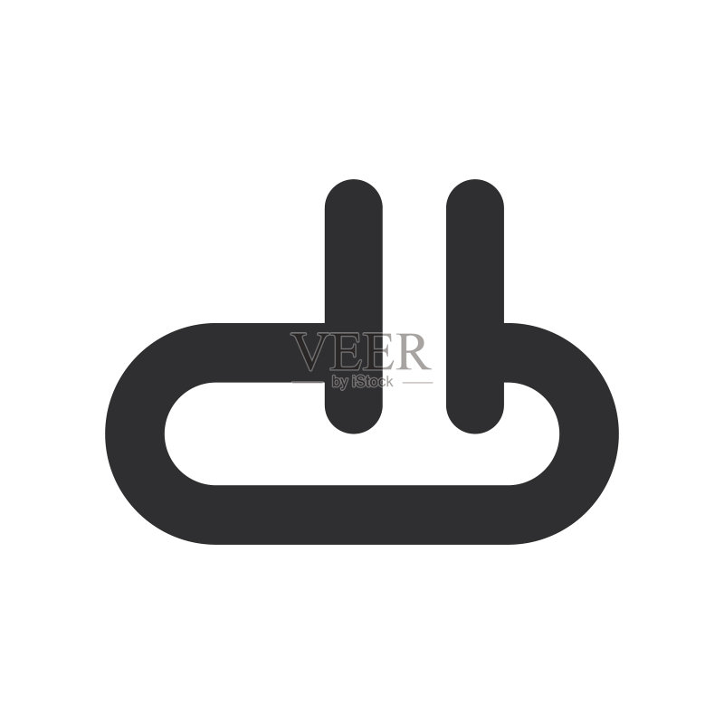 字母BD或DB标志设计图标素材