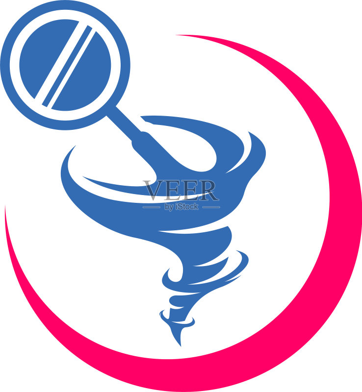 龙卷风Logo模板创意图标素材