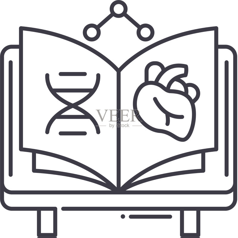 线性科技书籍图标图标素材