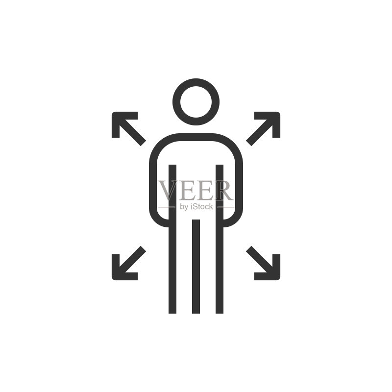 团队合作图标线条商务矢量素材图标素材