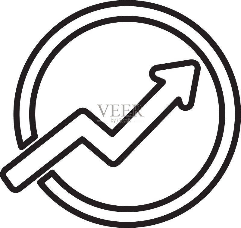 趋势图标标志设计图标素材
