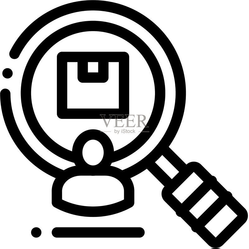 购买黑色商品研究产品图标图标素材
