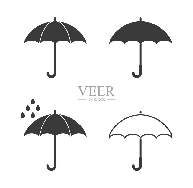 雨伞图标合集图标素材